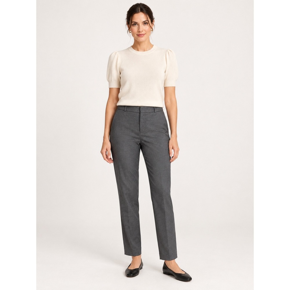 Banana Republic Women Jackson Fit Dress Pants Size 6 Grey Professional Workwear